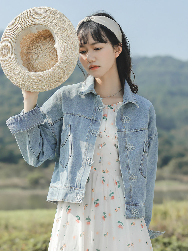 All-match Casual Denim Jacket - WOMONA.COM