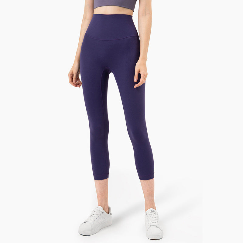 Peach Hips Fitness Cropped Pants - WOMONA.COM