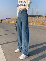 Wide Leg Jeans For Women Bottom Baggy - WOMONA.COM