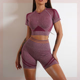 Seamless Sports Set For Women Workout Outfit - WOMONA.COM