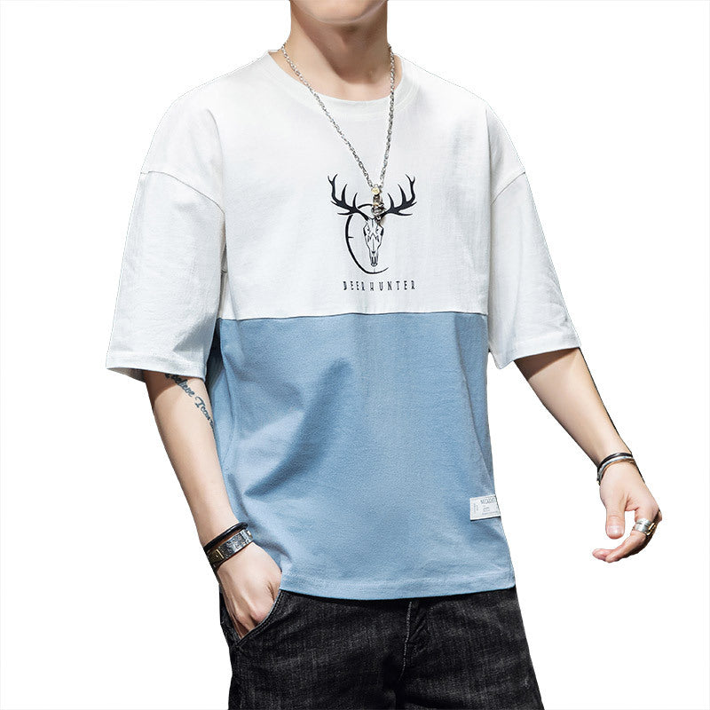 casual half sleeve T-shirt men - WOMONA.COM