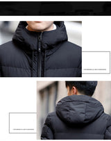 Winter Men's Hooded Padded Coat - WOMONA.COM