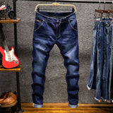 Straight Colored Jeans Men - WOMONA.COM