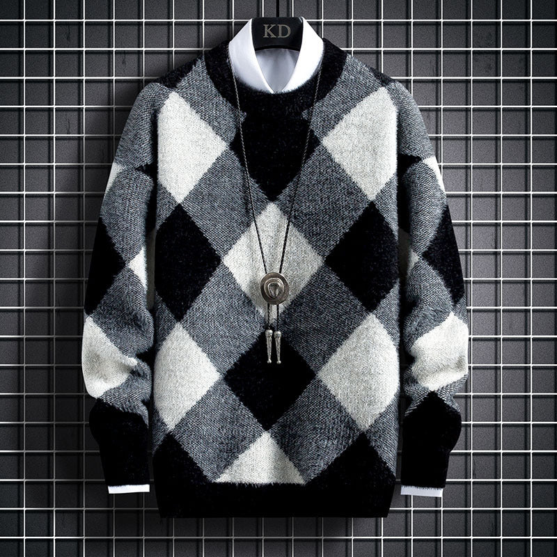 Collar Bottoming Sweater - WOMONA.COM