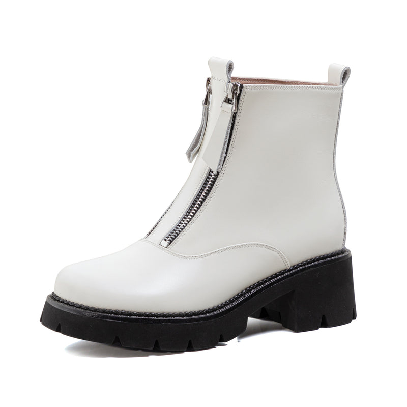 Full Leather Niche Martin Boots - WOMONA.COM
