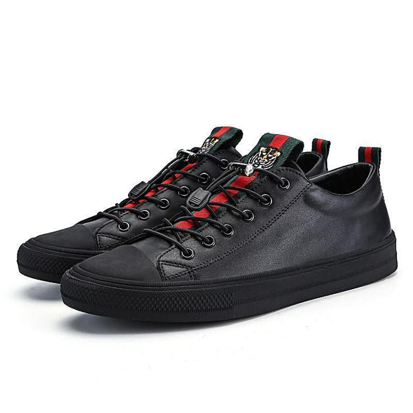 DEVIO LEATHER SNEAKERS - WOMONA.COM