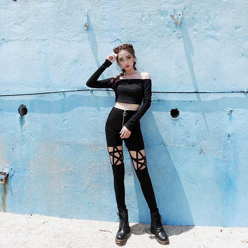 Leggings Waist Trousers - WOMONA.COM
