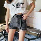 Denim shorts women women - WOMONA.COM