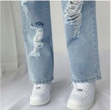 Hot Girl Crossover Jeans - WOMONA.COM