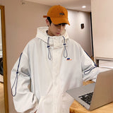 Loose Hooded Jacket - WOMONA.COM