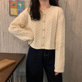 Knit Cardigan Women's Jacket - WOMONA.COM