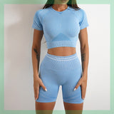 Seamless Sports Set For Women Workout Outfit - WOMONA.COM