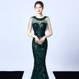 Party dress long banquet slim fit - WOMONA.COM