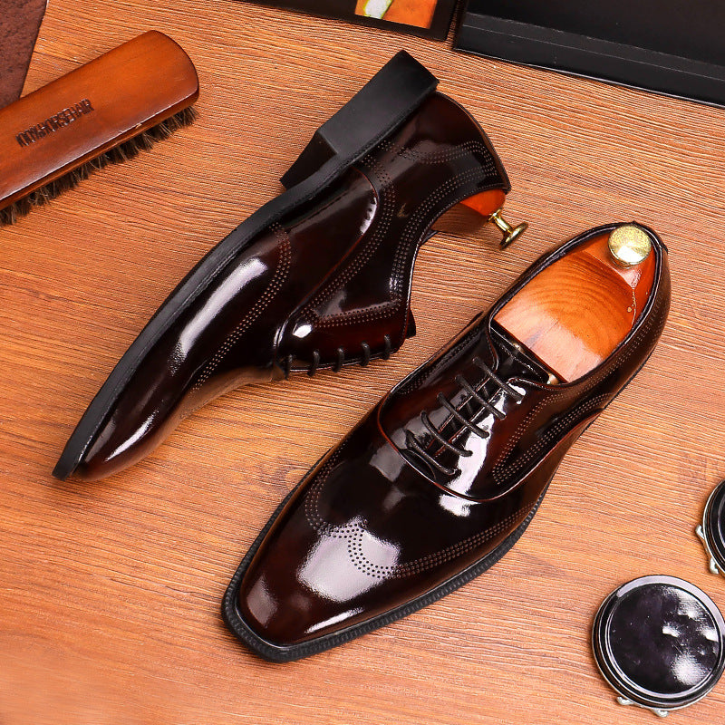 Formal Casual British Leather Shoes - WOMONA.COM