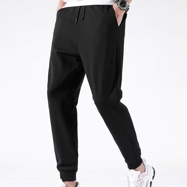 Simple Casual Zipper Sweatpants - WOMONA.COM