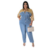 Plus Size Women's Long Jumpsuit - WOMONA.COM