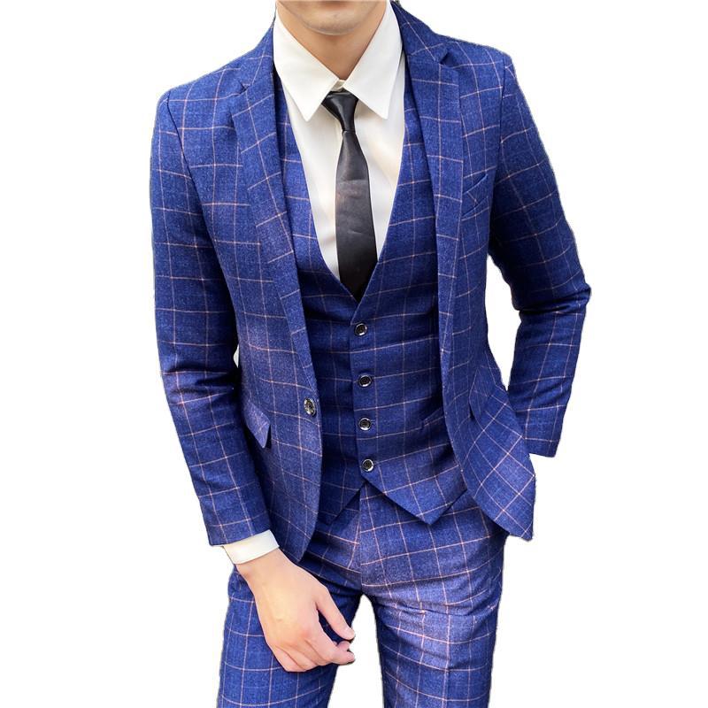 Plaid casual blazer - WOMONA.COM