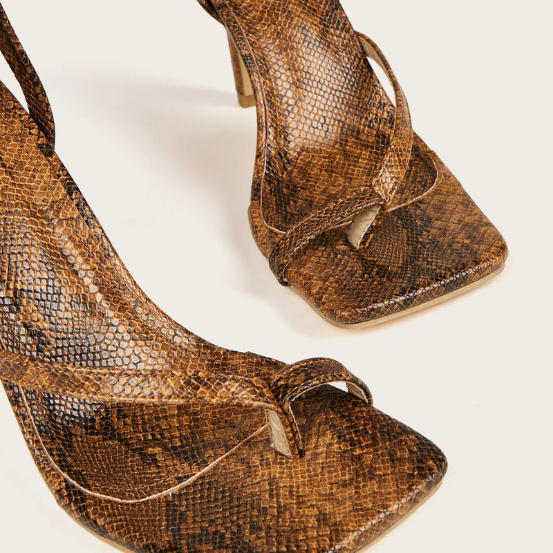 Flip Flops Snake Wrap Sandals - WOMONA.COM