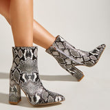 High-heeled Martin Boots - WOMONA.COM