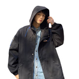 Loose Hooded Jacket - WOMONA.COM