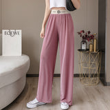 Ice Silk Wide-leg Pants For Women - WOMONA.COM