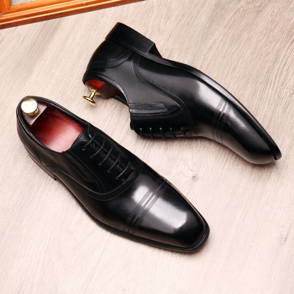 Fashion Mens Formal Leather Shoes - WOMONA.COM