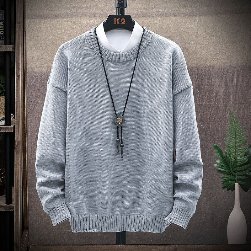 Sleeved Pullover Loose Sweater - WOMONA.COM