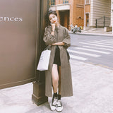 Fashion Slim Mid-length Coat Women Trendy - WOMONA.COM