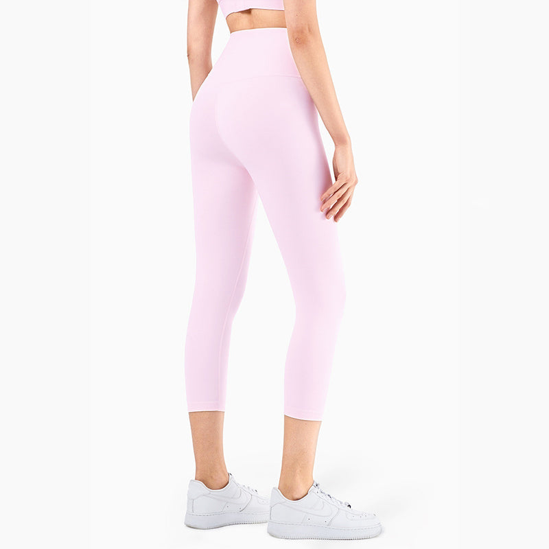 Peach Hips Fitness Cropped Pants - WOMONA.COM