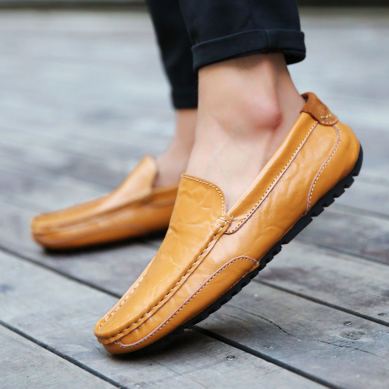 Men Loafers Slip On Formal Comfortable Soft Shoes - WOMONA.COM