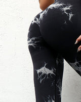Tie Dye Sports Yoga Pants - WOMONA.COM