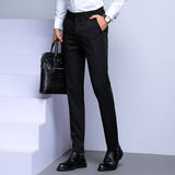 Casual pants stretch youth suit pants - WOMONA.COM