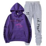 Peep Hoodie Sweatshirt Sets - WOMONA.COM