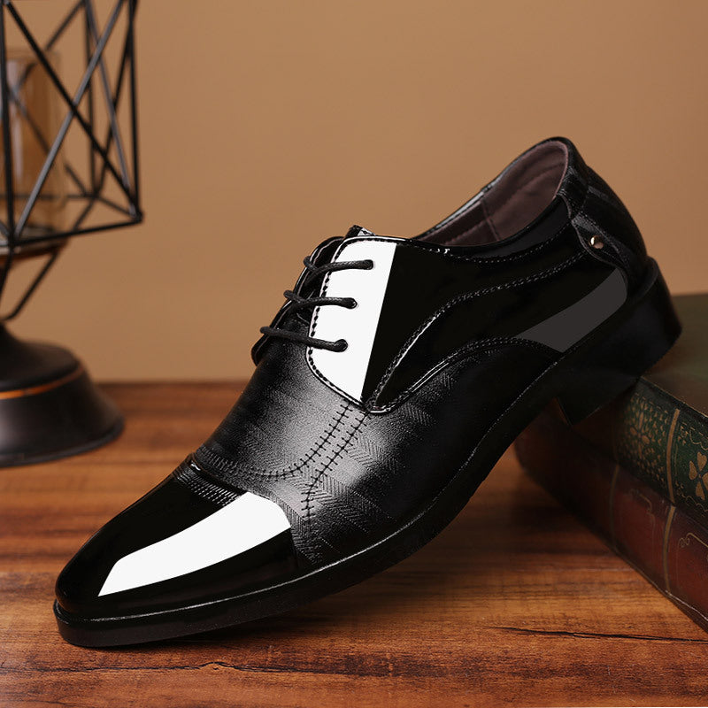 Fashion Baita Men's Business Formal Leather Shoes - WOMONA.COM