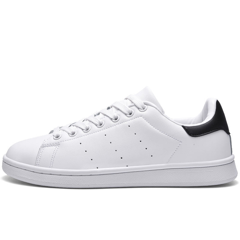 Lace-Up White Shoes Sneakers For Men - WOMONA.COM