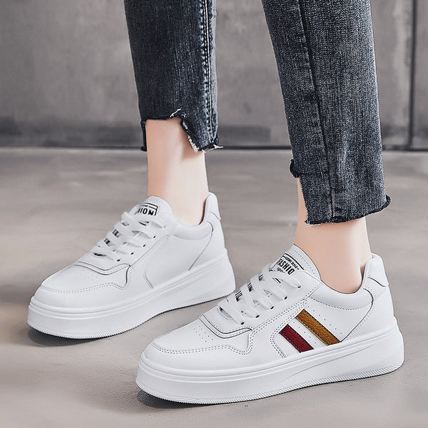 Thick-soled Heightened Casual Sneakers For Summer - WOMONA.COM