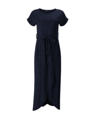 Flat sleeves dresses - WOMONA.COM