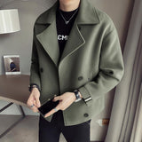 Men's Trench Coat Jacket - WOMONA.COM