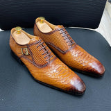 New Business Formal Leather Shoes For Men - WOMONA.COM