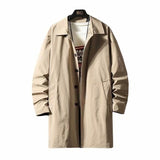 Men's  Trench Coat - WOMONA.COM