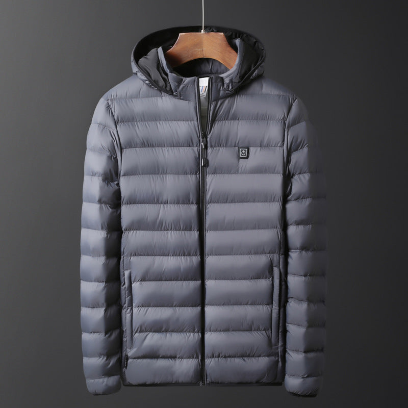 New USB Electric Heated Winter Coat Jacket - WOMONA.COM