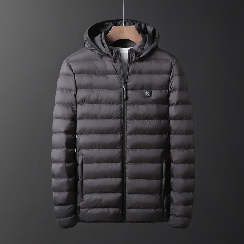 New USB Electric Heated Winter Coat Jacket - WOMONA.COM