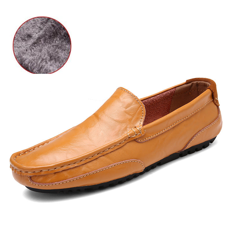 Men Loafers Slip On Formal Comfortable Soft Shoes - WOMONA.COM