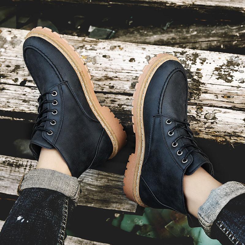 Casual Martin Work Boots Vintage Boots - WOMONA.COM