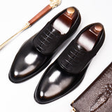 Business Mens Formal Leather Shoes - WOMONA.COM