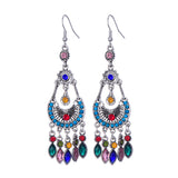 alloy crystal earrings women - WOMONA.COM