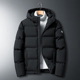 Men Casual Hooded Warm Cotton Jacket - WOMONA.COM