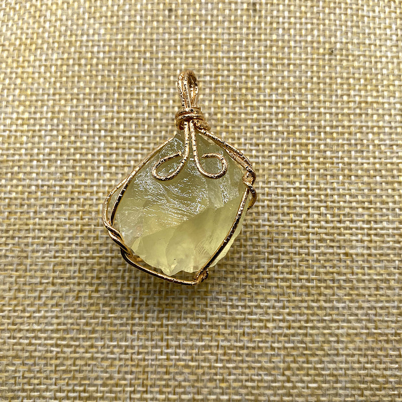 Crystal Rough Stone Necklace - WOMONA.COM