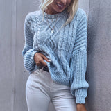 Sleeve Sweater Casual for women - WOMONA.COM