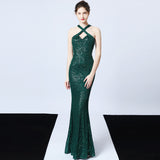 Sequined Party Dress - WOMONA.COM